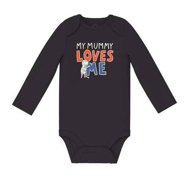 Baby Boys' Long Sleeve Bodysuit - JF Black